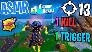 ASMR Gaming  Fortnite 1 Kill 1 Trigger Special Slumber Skin  Controller Sounds + Whispering 