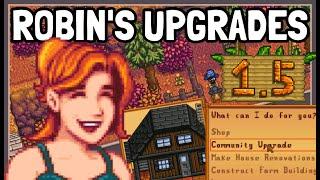 All NEW House & Community Upgrades In Stardew Valley 1.5!