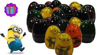 Jelly Minions Egg Surprise!  Миньоны Яйца Из Желе!