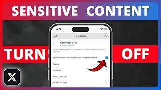 How to Turn Off X (Twitter) Sensitive Content Setting