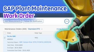 SAP PM/EAM Tutorial: Work Orders