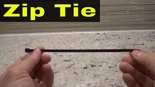 How To Use A Zip Tie-With A Bonus Zip Tie Trick