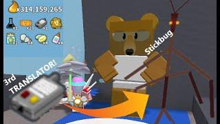 Getting 3rd Translator From Science Bear & Giving It To Stickbug! | Roblox Bee Swarm Simulator