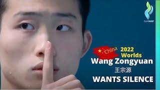 2022 Mens 1 Meter Diving China - Wang Zongyuan 王宗源 wants silence before his dive