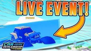 LIVE New Map LIVE EVENT Happening RIGHT NOW In Car Dealership Tycoon! (COUNTDOWN!)