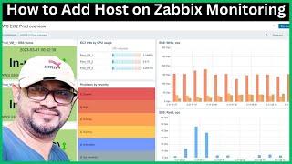 How to Add Host in Zabbix Server to Monitor by Installing Zabbix Agent