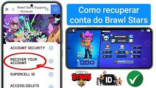 Como recuperar uma conta do Brawl Stars (2025) | recuperar id supercell