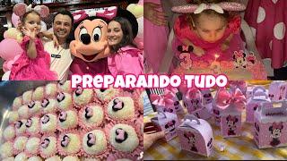 ANIVERSÁRIO DA JÚLIA - comprei tudo na shopee - fazendo os doces - decorando o aniversário