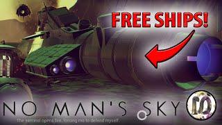 NO MAN'S SKY - How to GET FREE SHIPS & UPGRADES - crash sites