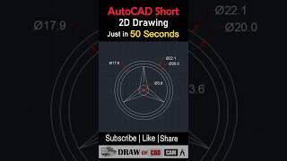 How To Manage The Only Autocad Shorts In 40 Sec | TheCAD Tutorial #shorts #short #tranding