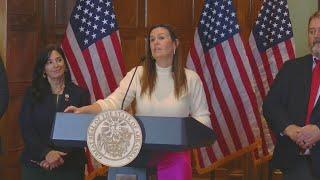 Arkansas Gov. Sarah Sanders announces legislative package preventing Chinese government activity in