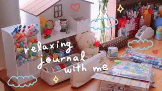 Journal With Me | Japanese Summer & Hydrangeas (June 2021 Monthly Spread)   | Rainbowholic