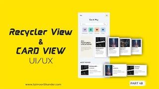 04(B) - Recyclerview with Cardview Android - Recyclerview Android Studio