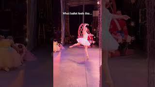 🩰 What Ballet LOOKS Like vs FEELS Like!  #ballet #dance #shorts #short