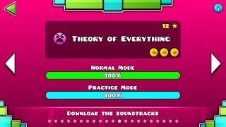 Geometry Dash - Theory of Everything (All coins)