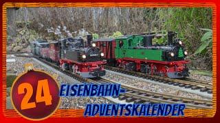 "Frohe Weihnachten!" | mit II K & IV K | TÜRCHEN NR. 24 | Eisenbahn-Adventskalender 2024