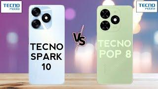 Tecno Spark 10 Vs Tecno Pop 8