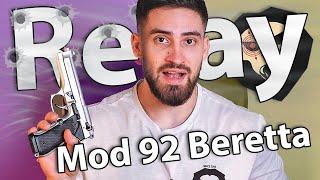 Охолощенный пистолет Retay Mod 92 Beretta (Хром) видео обзор