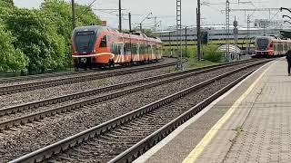 3 Stadler Flirt DMUS passing Lilleküla station (2425, 2305 and 2235)