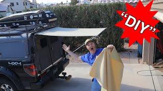 DIY Camper Awning- Self Recoiling Build