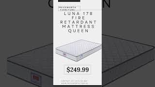 BUY NOW!! Luna 178 Fire retardant mattress Queen