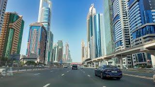 Dubai 2024 | Driving Through Dubai’s Skyscrapers 4K