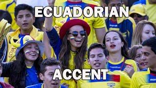 Ecuadorian accent (Spanish captions)