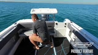 Cruise Craft Boats Product Feature - Folding & Removable Rear Lounge