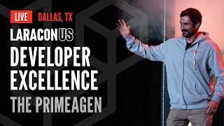 The Primeagen on "Developer Excellence" | Laracon US 2024 at Dallas, TX