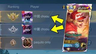 BEST BUILD PAQUITO TO REACH GLOBAL FASTER (2 ACCOUNT GLOBAL) - MLBB