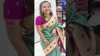 Beautiful  Lotus Paithani Only on Amruta Fashion  ️ Booking Number 9769708081