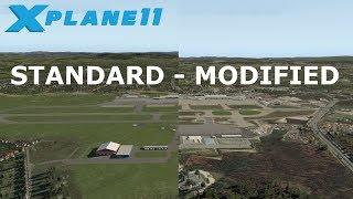 X Plane 11 Standard Scenery vs Custom Scenery with Ortho4XP