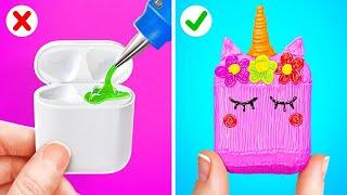 JOYAS CASERAS CON BOLÍGRAFO 3D VS. PEGAMENTO || Trucos artísticos originales por 123 ¡GO! Hacks