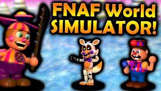 GET THOSE CLOCKS! - FNAF World Simulator REVISITED - Part 3