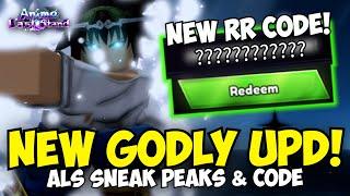 New RR Code & New GODLY Christmas Update + INSANE LUCK | Anime Last Stand Sneak Peaks!