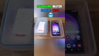 iPhone vs Samsung: Sparkling Water Freeze Test – Who Will Survive the Cold? ️#shorts#viralvideo