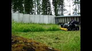 Rammy Flail Mower 120 ATV. Willow cutting. Pajukon leikkaus.