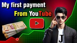 my first payment from youtube | first youtube earning