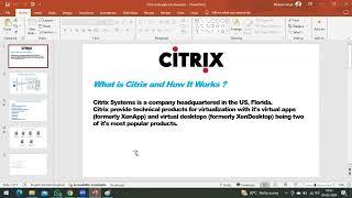 What is Citrix & how it works| Citrix Live Sessions|