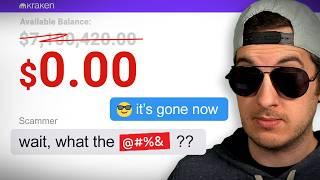 Scammer Loses His Mind Over $7,000,000 Redeem