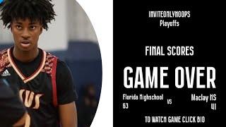 Florida University HS Vs Maclay HS (Playoff highlights)