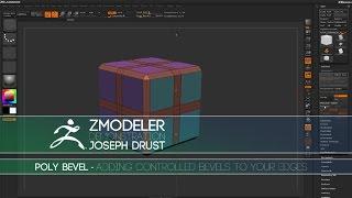 ZBrush ZModeler Polygon Actions - Poly Bevel