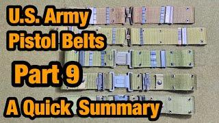 ALICE gear pistol belts & Integrated Infantry Fighting System , A quick summary