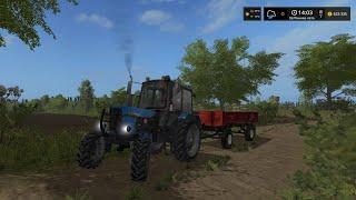 [РП] Привёз другу не много дров на зиму в Farming simulator 17