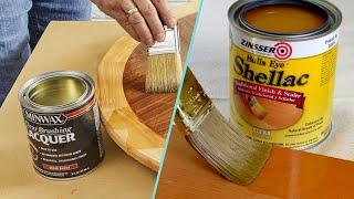 Shellac vs Lacquer | Best Choice for Finishing Wood Furniture [2024]