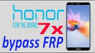 Honor 7X Frp Bypass Android 9.1.0 unlock google account lock without Pc new security No APK Install