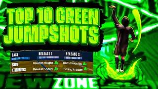 UNSTOPPABLE TOP 10 BIGGEST GREEN WINDOW JUMPSHOTS NBA 2K25 BOTH GEN! BEST JUMPSHOT NBA2K25