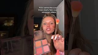 Hard to believe ur man doesn’t know what blush is lol #pov #makeup #couples #voiceover #boyfriend