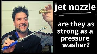 Jet Nozzle review. Testing 2 different JET NOZZLES. pressure washer from your hose? [418]  