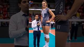 "Tallest Female Volleyball Star in USA  #TallQueen"#tallgirlfriend #volleyball #usa